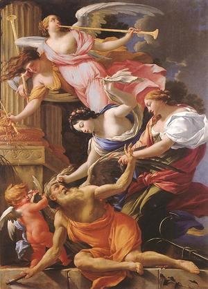 Saturn, Conquered by Amor, Venus and Hope 1645-46