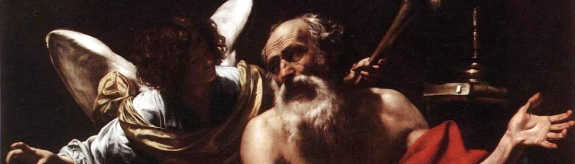 Simon Vouet - St Jerome and the Angel 1620s