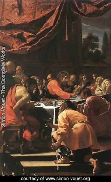 Simon Vouet - The Last Supper 1615-20