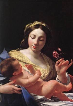 Simon Vouet - Virgin and Child