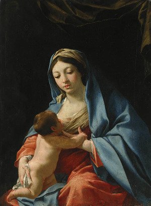 Simon Vouet - The Virgin and Child
