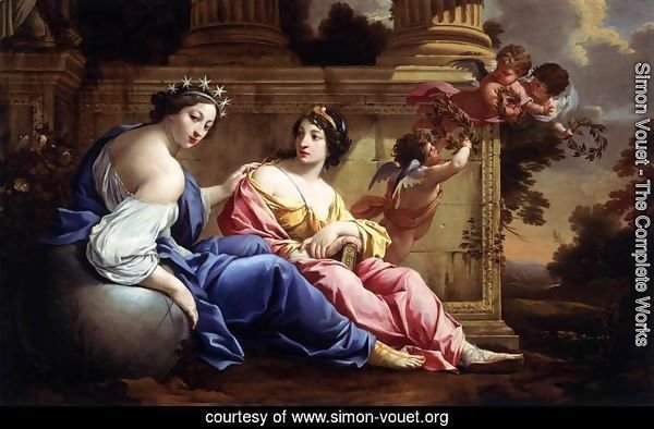 The Muses of Urania and Calliope